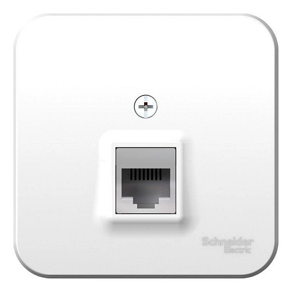 Розетка компьютерная Systeme Electric Blanca BLNIA045001 1*RJ45 CAT5E белая