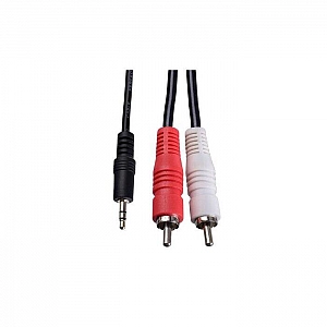 Кабель Perfeo J2002 Jack 3.5 мм вилка - 2*RCA вилка длина 1.5 м