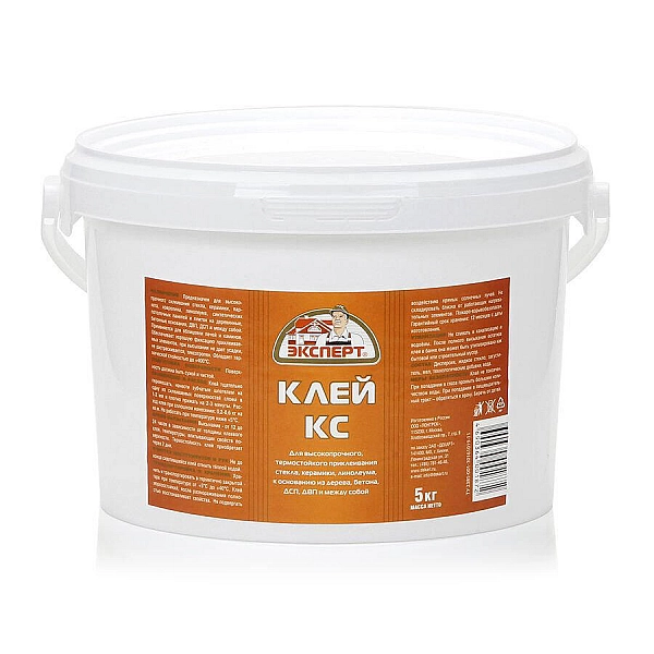 Клей Эксперт КС 17713 термостойкий 5 кг белый