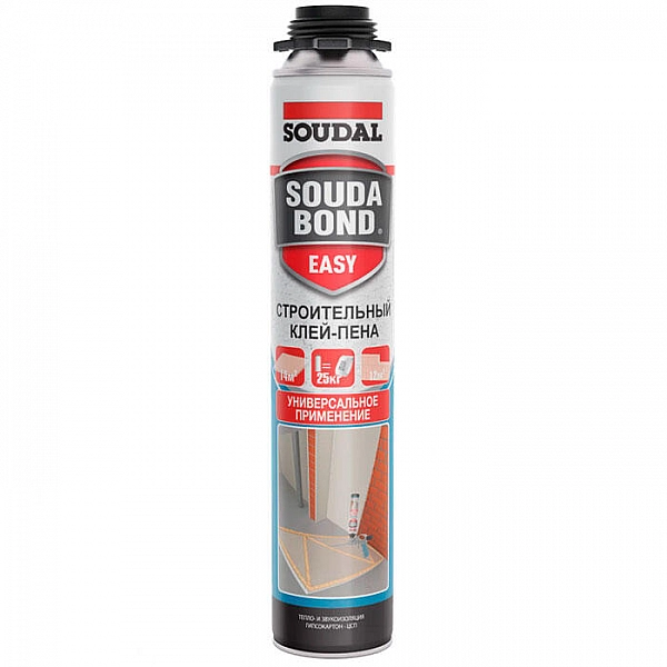 Клей-пена Soudal Soudabond Easy профессиональная 750 мл оранжевая