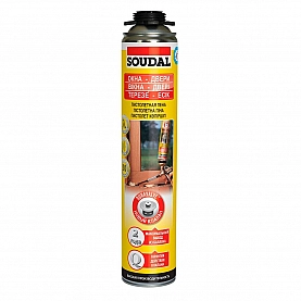 Пена монтажная Soudal Gunfoam Окна Двери 750 мл