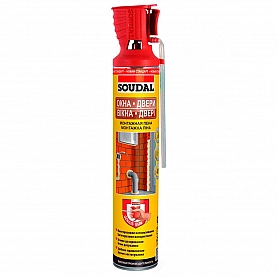 Пена монтажная Soudal Genius Gun Окна Двери 750 мл