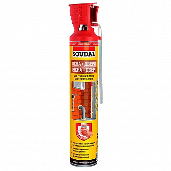 Пена монтажная Soudal Genius Gun Окна Двери 750 мл