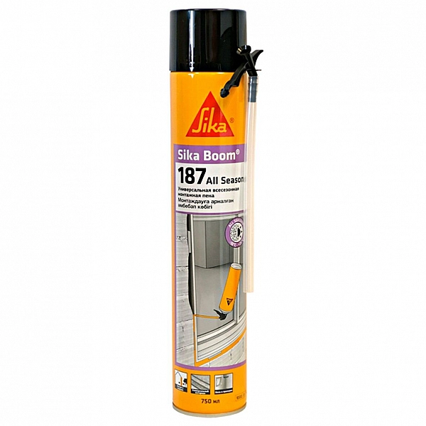 Пена монтажная Sika Boom-187 All Seasons всесезонная универсальная 750 мл