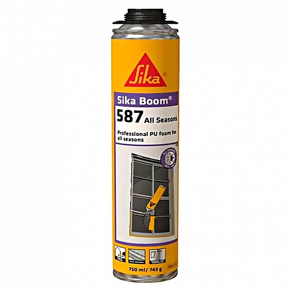Пена монтажная Sika Boom-587 All Seasons профессиональная всесезонная 750 мл
