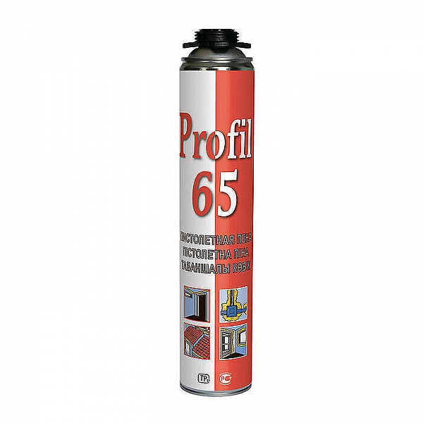 Пена монтажная Soudal Profil 65 пистолетная 820 мл
