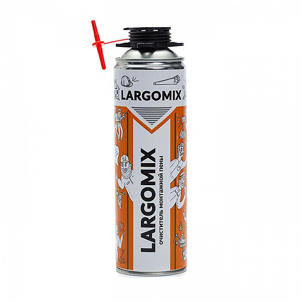 Очиститель монтажной пены Largomix 500 мл