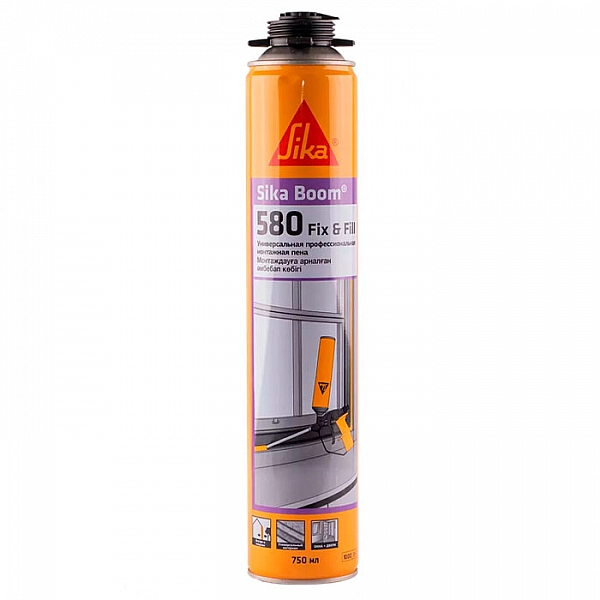 Пена монтажная Sika Boom-580 Fix-Fill профессиональная универсальная 750 мл
