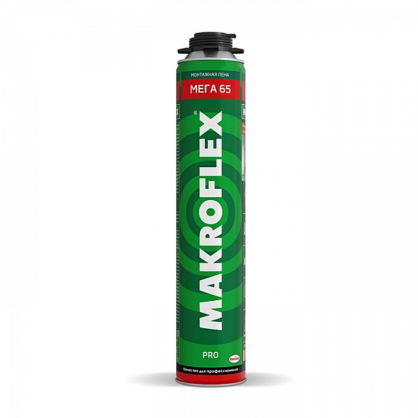 Пена монтажная Makroflex Mega 65 PRO профессиональная 850 мл