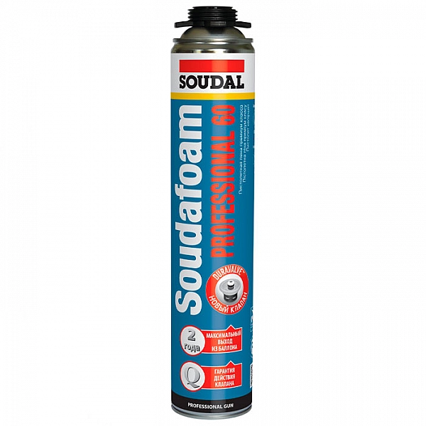 Пена монтажная Soudal Soudafoam Professional 60 зимняя 750 мл