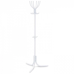 Вешалка напольная Nika Комфорт 6 ВК6/МБ матовый белый 600*600*1800 мм