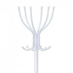 Вешалка напольная Nika Комфорт 6 ВК6/МБ матовый белый 600*600*1800 мм. Изображение - 2