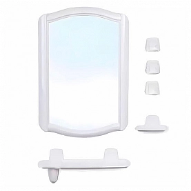 Набор зеркало для ванной комнаты Berossi 52с-2005 HB 04601000 снежно-белый