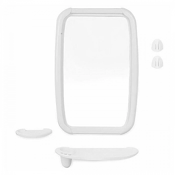 Набор зеркало для ванной комнаты Berossi Оптима НВ 06101000 снежно-белый