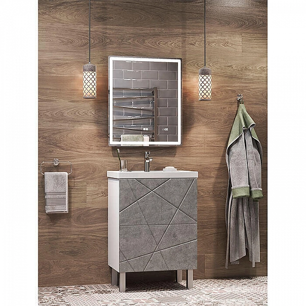 Зеркало Vigo Geometry Luxe 600 z.GEO.60.Luxe с подсветкой 600 мм