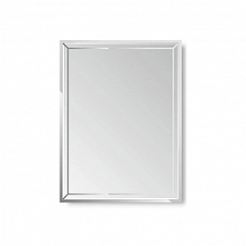 Зеркало Алмаз-Люкс Г-011 с полированной кромкой и гравировкой 600*800 мм