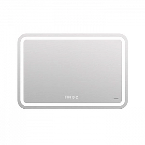 Зеркало Cersanit Led Design Pro 050 KN-LU-LED050 с подсветкой с антизапотиванием и часами 800*550 мм