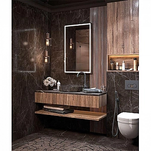 Зеркало Vigo Roberta Comfort 600 167 600*1000 мм с подсветкой и антизапотеванием. Изображение - 6