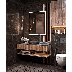 Зеркало Vigo Roberta Comfort 800 168 800*1000 мм с подсветкой и антизапотеванием. Изображение - 6