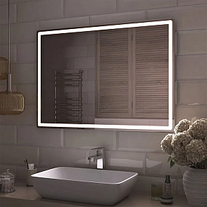 Зеркало Vigo Geometry Comfort 1000 064 1000*700 мм с подсветкой и антизапотеванием с бесконтактным сенсором. Изображение - 2