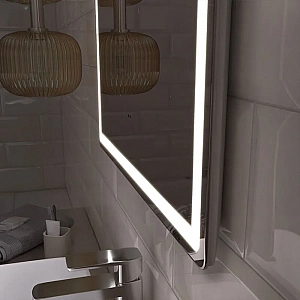 Зеркало Vigo Geometry Comfort 1000 064 1000*700 мм с подсветкой и антизапотеванием с бесконтактным сенсором. Изображение - 6