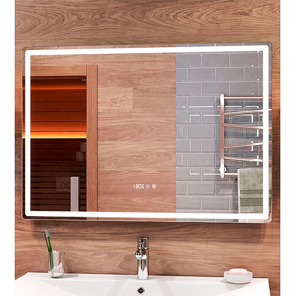 Зеркало Vigo Geometry Luxe 1000 211 1000 мм с бесконтактным сенсором