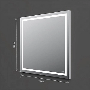 Зеркало AM.PM Gem M91AMOX0801WG 800*700 мм. Изображение - 6