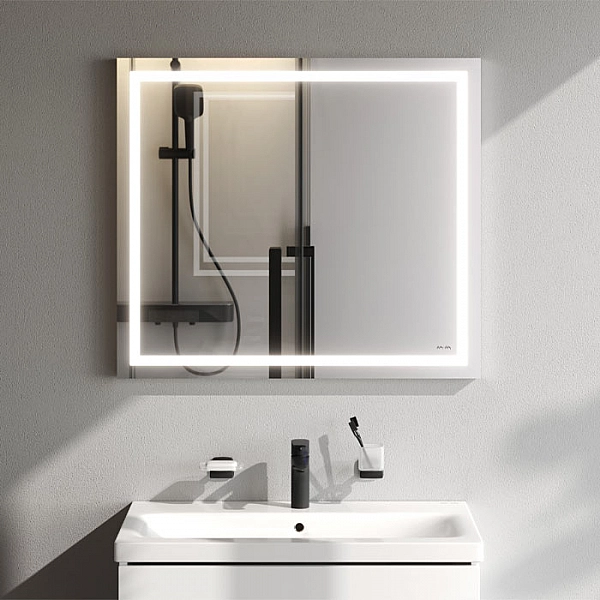 УЦЕНКА Зеркало AM.PM Gem M91AMOX0801WG 800*700 мм