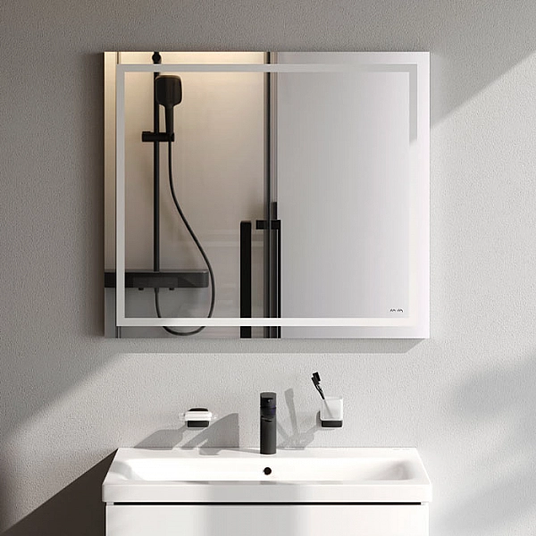 УЦЕНКА Зеркало AM.PM Gem M91AMOX0801WG 800*700 мм