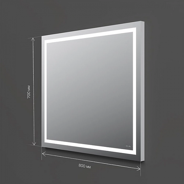 УЦЕНКА Зеркало AM.PM Gem M91AMOX0801WG 800*700 мм