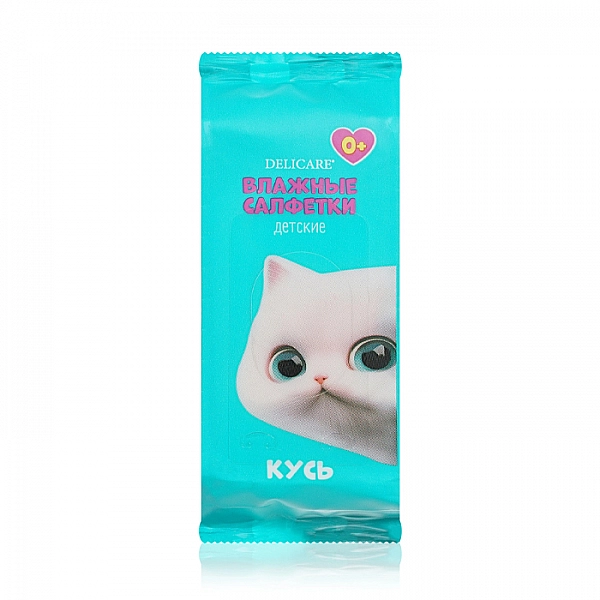 Салфетки влажные Delicare Mini детские кусь 8 шт