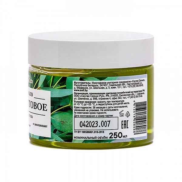 Мыло густое Aroma Saules Эвкалиптовое 250 г