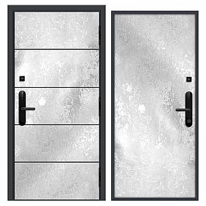 Дверь Nord Doors Амати А13 внутренняя комбинированная глухая правая 2060*980 мм slotex 1100 Y