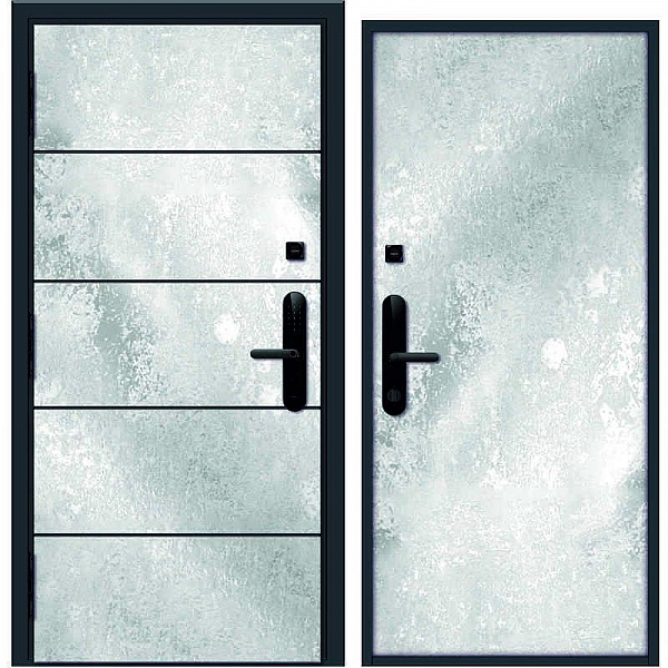 Дверь Nord Doors Амати А13 внутренняя комбинированная глухая левая 2060*980 мм slotex 1100 Y