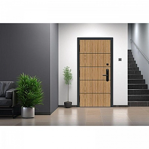 Дверь Nord Doors Амати А13 внутренняя комбинированная глухая левая 2060*980 мм slotex 3213 P. Изображение - 1