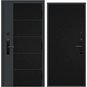 Дверь Nord Doors Амати внутренняя комбинированная глухая правая 2060*880 мм slotex 1021 S