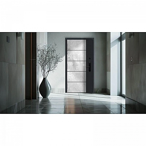 Дверь Nord Doors Амати внутренняя комбинированная глухая правая 2060*980 мм slotex 1100 Y. Изображение - 1