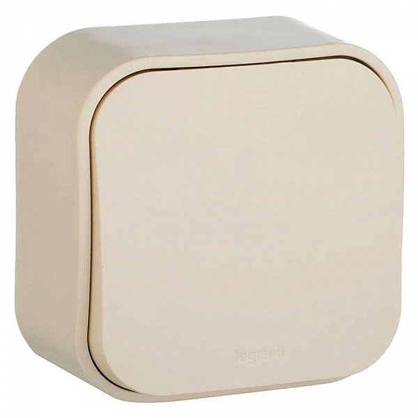 Выключатель Legrand Quteo 782234 1 клавиша слоновая кость
