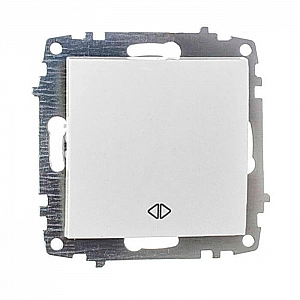 Выключатель перекрестный EL-BI Zena-Vega 609-015600-214 1 клавиша белоснежный механизм