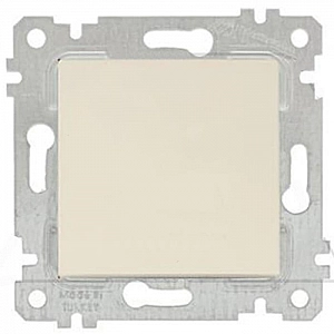 Выключатель Mutlusan Rita 2200 401 0102 1 клавиша слоновая кость