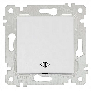 Выключатель перекрестный Mutlusan Rita 2200 408 0101 1 клавиша белый