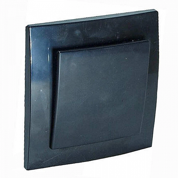 Выключатель Элект VS16-131-Ч 1 клавиша черный