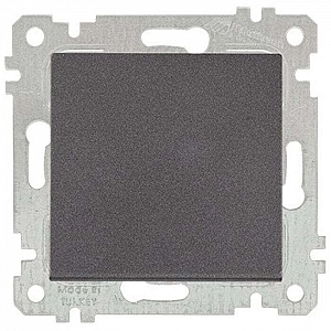 Выключатель Mutlusan Rita 2200 401 0195 1 клавиша дымчатый