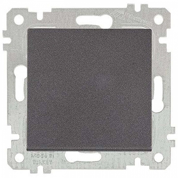 Выключатель Mutlusan Rita 2200 401 0195 1 клавиша дымчатый