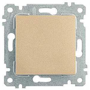 Выключатель Mutlusan Rita 2200 401 0185 1 клавиша золото доре