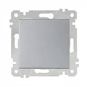 Выключатель Mutlusan Rita 2200 401 0182 1 клавиша нержавеющая сталь