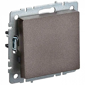 Выключатель IEK Brite ВС10-1-6-БрТБ 1 клавиша проходной темная бронза