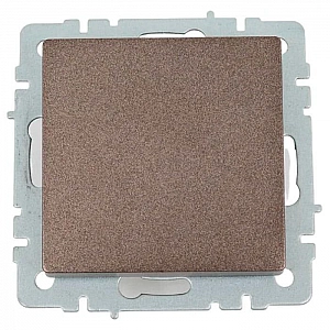 Выключатель IEK Brite ВС10-1-6-БрТБ 1 клавиша проходной темная бронза. Изображение - 1