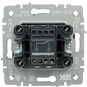 Выключатель IEK Brite ВС10-1-0-БрТБ 1 клавиша темная бронза. Изображение - 2