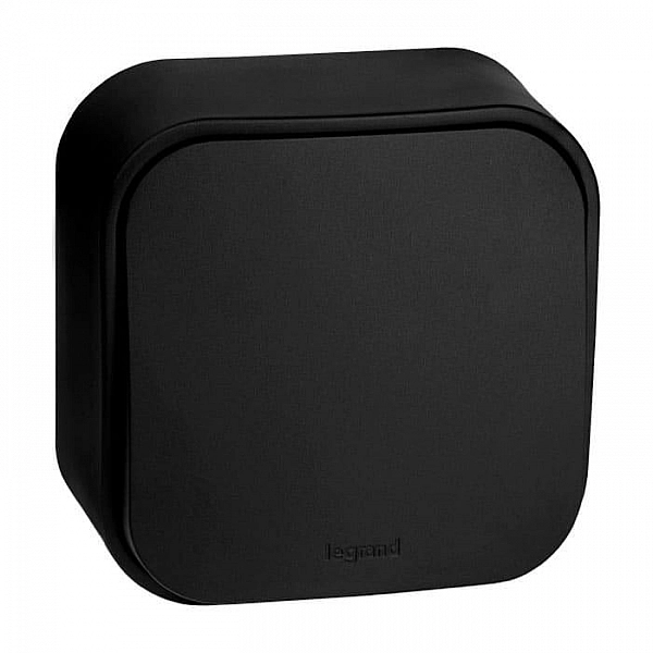 Выключатель Legrand Quteo 782471 1 клавиша черный